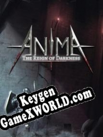 Регистрационный ключ к игре  Anima: The Reign of Darkness