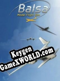 Генератор ключей (keygen)  Balsa Model Flight Simulator
