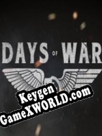 Регистрационный ключ к игре  Days of War