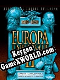 Регистрационный ключ к игре  Europa Universalis 2