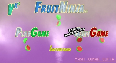 Ключ для Fruit Ninja