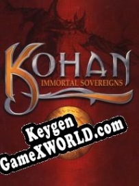 Генератор ключей (keygen)  Kohan: Immortal Sovereigns