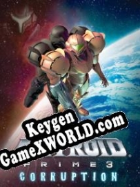 Генератор ключей (keygen)  Metroid Prime 3: Corruption