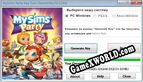 MySims: Party ключ бесплатно