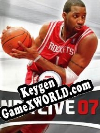 Регистрационный ключ к игре  NBA Live 07