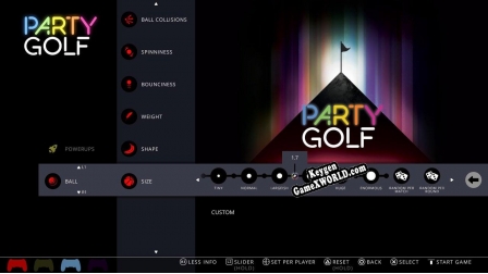 Генератор ключей (keygen)  Party Golf