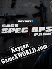 Генератор ключей (keygen)  Payday 2: Gage Spec Ops