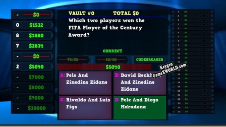 CD Key генератор для  Trivia Vault Soccer Trivia