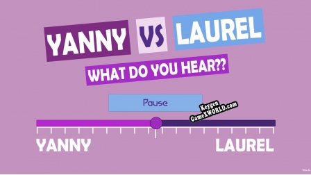 What do you hear Yanny vs Laurel генератор ключей