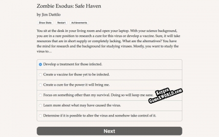Zombie Exodus Safe Haven ключ активации