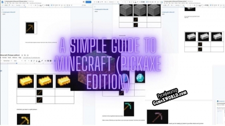 Русификатор для A simple guide to Minecraft (Pickaxe edition)