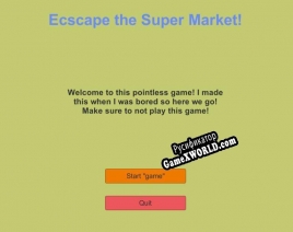 Русификатор для escape the Super market (plz dont play)