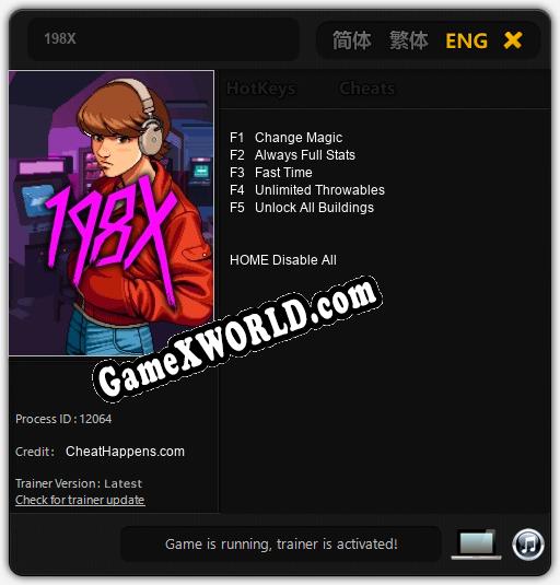 198X: Читы, Трейнер +5 [CheatHappens.com]