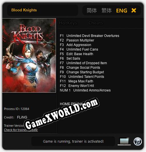 Blood Knights: Читы, Трейнер +13 [FLiNG]