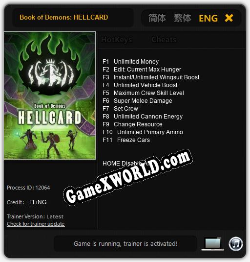 Book of Demons: HELLCARD: Читы, Трейнер +11 [FLiNG]