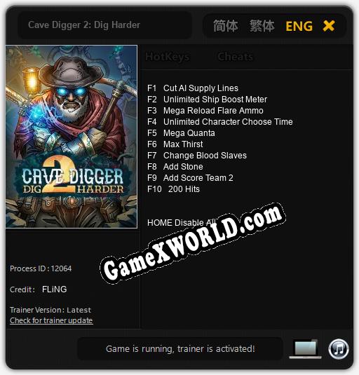 Cave Digger 2: Dig Harder: Читы, Трейнер +10 [FLiNG]