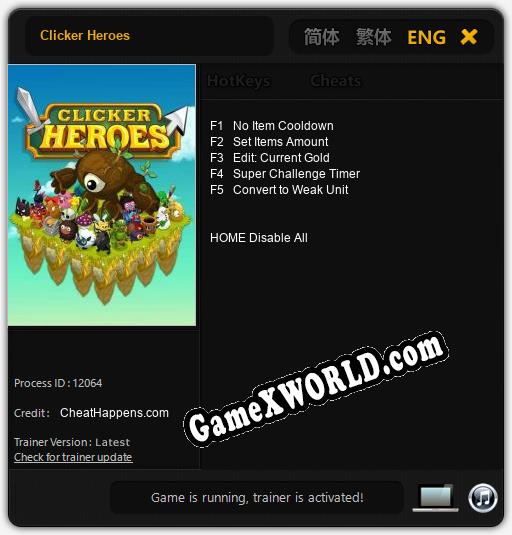 Clicker Heroes: ТРЕЙНЕР И ЧИТЫ (V1.0.74)
