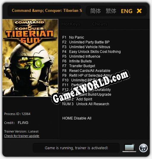 Command & Conquer: Tiberian Sun: Трейнер +15 [v1.2]
