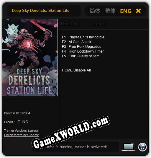 Deep Sky Derelicts: Station Life: Читы, Трейнер +5 [FLiNG]