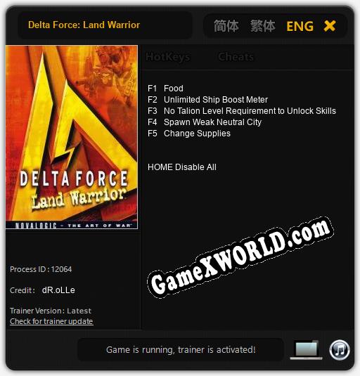 Delta Force: Land Warrior: Читы, Трейнер +5 [dR.oLLe]