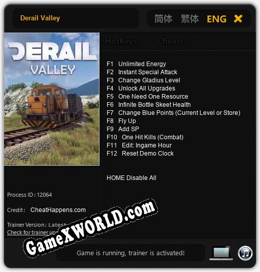 Трейнер для Derail Valley [v1.0.6]