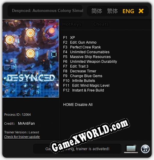 Desynced: Autonomous Colony Simulator: Читы, Трейнер +12 [MrAntiFan]