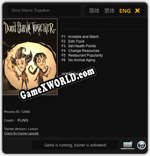 Dont Starve Together: ТРЕЙНЕР И ЧИТЫ (V1.0.61)