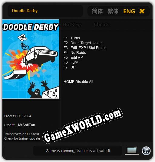 Doodle Derby: Читы, Трейнер +7 [MrAntiFan]