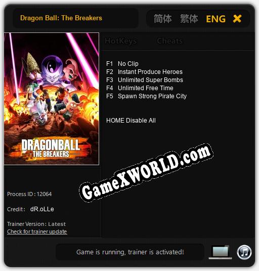 Dragon Ball: The Breakers: Трейнер +5 [v1.5]