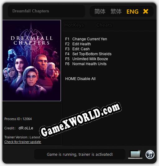 Dreamfall Chapters: Читы, Трейнер +6 [dR.oLLe]