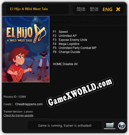 Трейнер для El Hijo A Wild West Tale [v1.0.3]