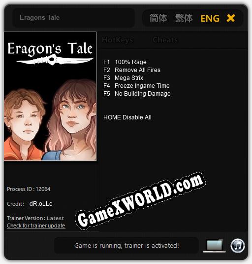 Eragons Tale: Читы, Трейнер +5 [dR.oLLe]