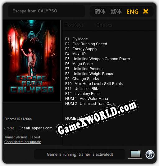 Escape from CALYPSO: Трейнер +14 [v1.5]