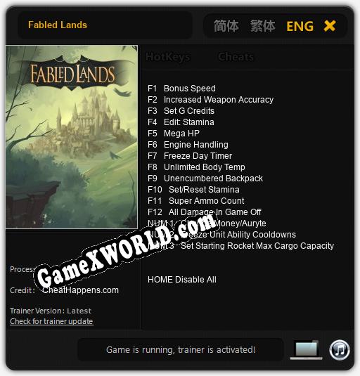 Fabled Lands: Трейнер +15 [v1.5]