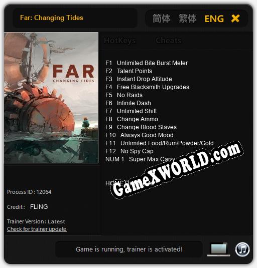 Far: Changing Tides: Трейнер +13 [v1.9]