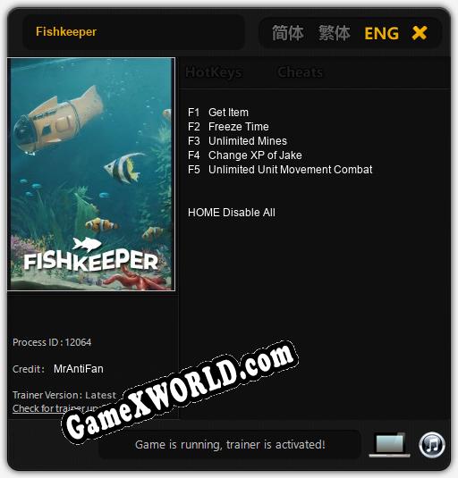 Fishkeeper: ТРЕЙНЕР И ЧИТЫ (V1.0.55)