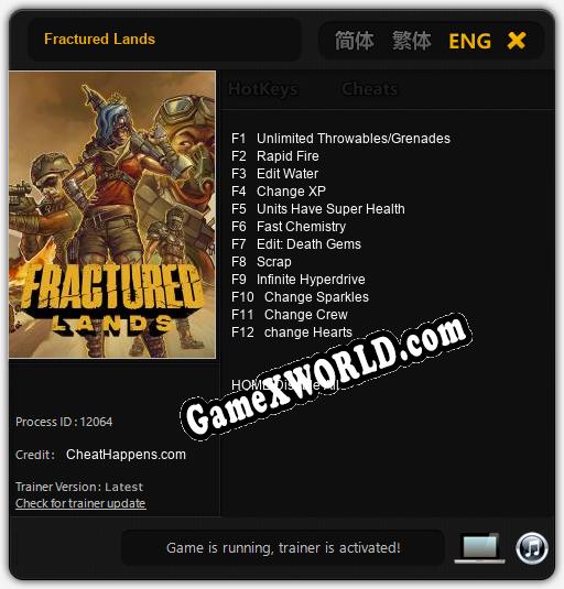 Fractured Lands: Трейнер +12 [v1.7]