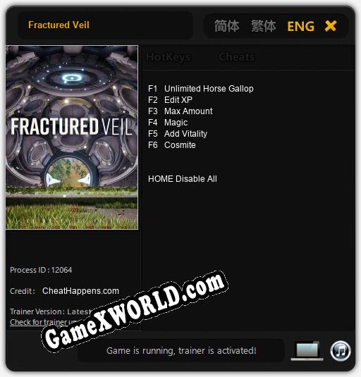 Fractured Veil: Читы, Трейнер +6 [CheatHappens.com]