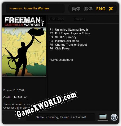 Freeman: Guerrilla Warfare: Трейнер +6 [v1.8]