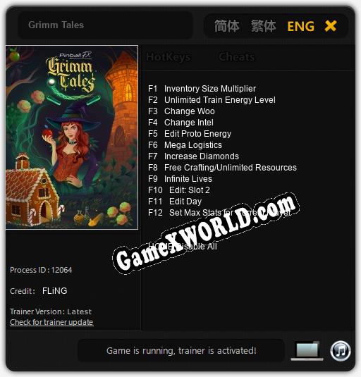 Трейнер для Grimm Tales [v1.0.6]