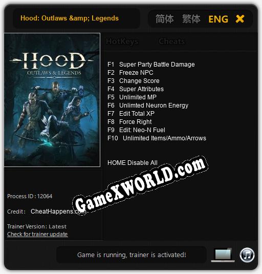 Hood: Outlaws & Legends: ТРЕЙНЕР И ЧИТЫ (V1.0.53)
