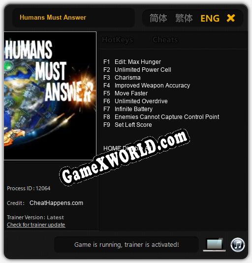 Humans Must Answer: Трейнер +9 [v1.3]