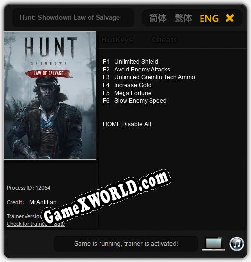 Hunt: Showdown Law of Salvage: Трейнер +6 [v1.2]