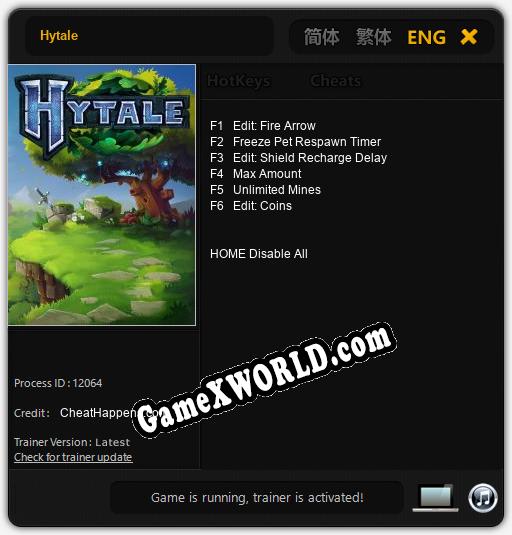 Трейнер для Hytale [v1.0.5]