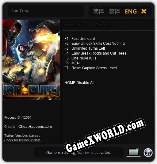 Ion Fury: Трейнер +7 [v1.5]