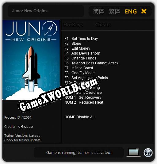 Juno: New Origins: Трейнер +14 [v1.9]