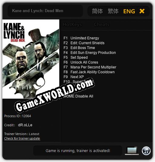 Kane and Lynch: Dead Men: Читы, Трейнер +10 [dR.oLLe]