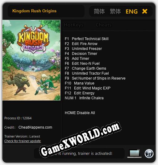 Kingdom Rush Origins: Трейнер +13 [v1.9]