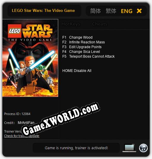 LEGO Star Wars: The Video Game: Читы, Трейнер +5 [MrAntiFan]