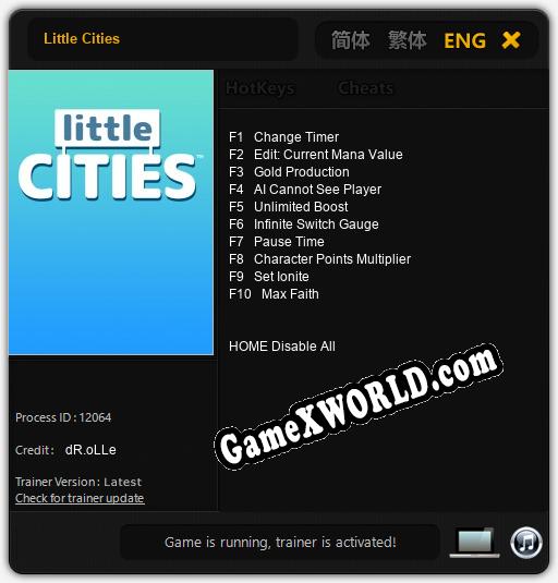 Little Cities: Трейнер +10 [v1.3]